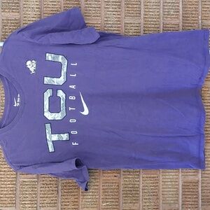 Nike, TCU Horned Frogs Football Tshirt Sz Large
